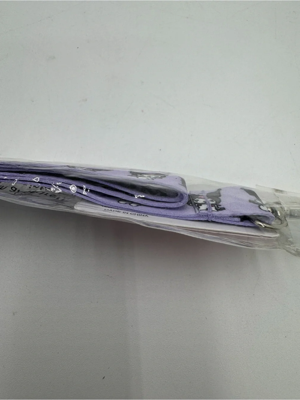 Kuromi Round1 Bowling Arcade Wristlet Keychain Purple Sanrio New